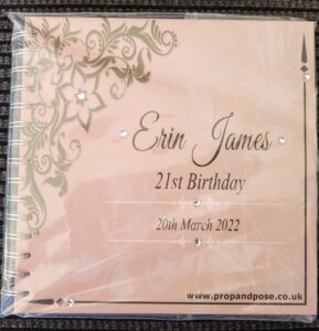 Erin James 21th Birthday book