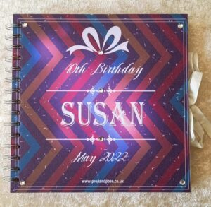 Susan 40th Birthday book
