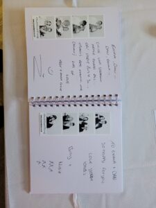 Guest Book of Client With Multiple Photos